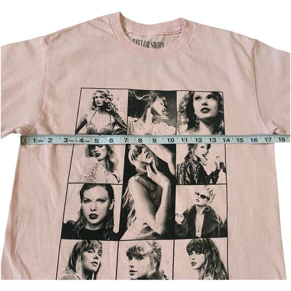 Taylor Swift The Eras Tour Pink T-Shirt Size Small Graphic Front and Back - Picture 5 of 8